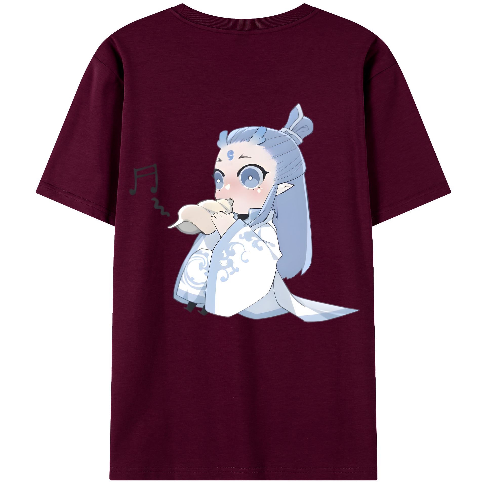 （画像用） Ne Zha 2 ナタ 魔童の大暴れ レディース半袖Tシャツ(バックプリント)